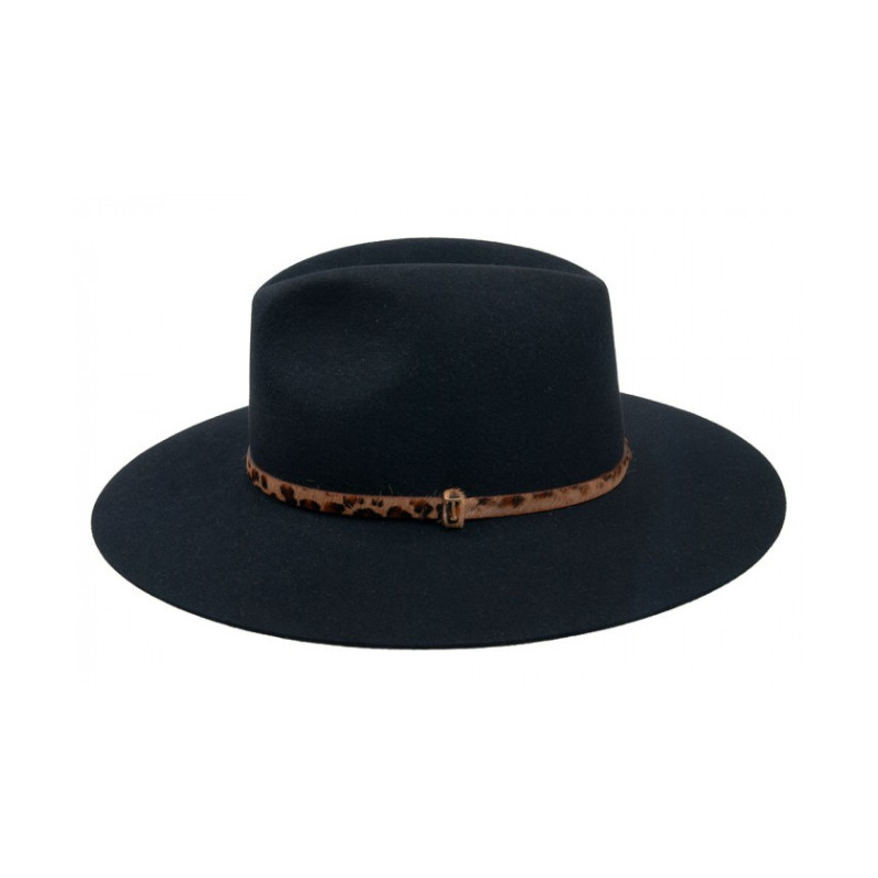 Dámsky klobúk 53365/17 Fedora Animal Strap