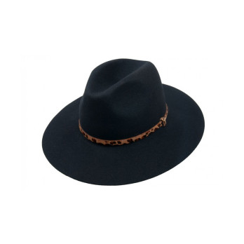 Dámsky klobúk 53365/17 Fedora Animal Strap