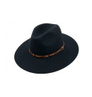 Dámsky klobúk 53365/17 Fedora Animal Strap