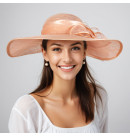 Dámsky sisalový klobúk 11872